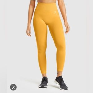 Gymshark Vital Seamless 2.0 Yellow Marl Leggings